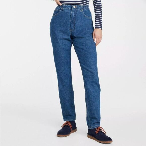 LL Bean Double L Jeans Ultra High-Rise Comfort Waist in Size 6 Regular - Picture 1 of 16